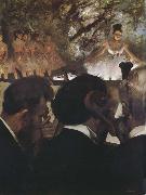 Edgar Degas Musician painting